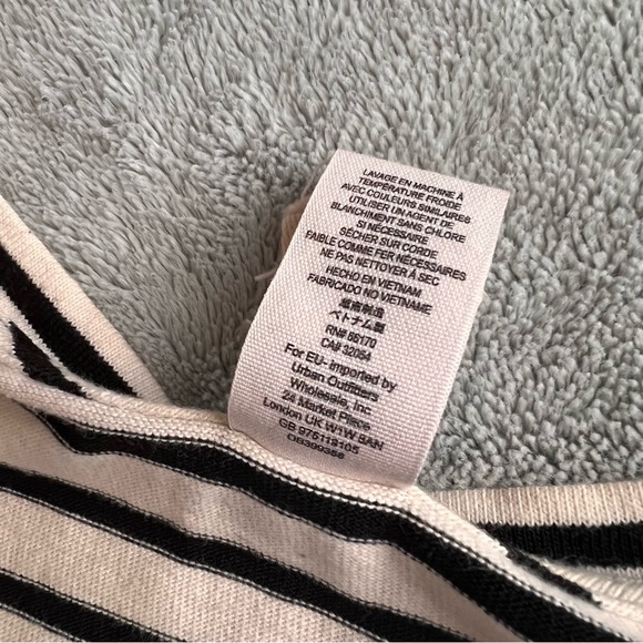 Free People We The Free Madness Stripe Sleeveless Boxy Muscle Tank Top Small - Picture 10 of 11